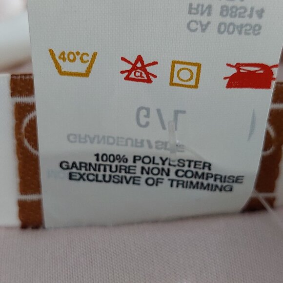 Pink Quilted Collar Robe Long Belted Housecoat , Women's Large - Picture 4 of 5